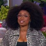 Jennifer’s leopard print cropped jacket on The Jennifer Hudson Show