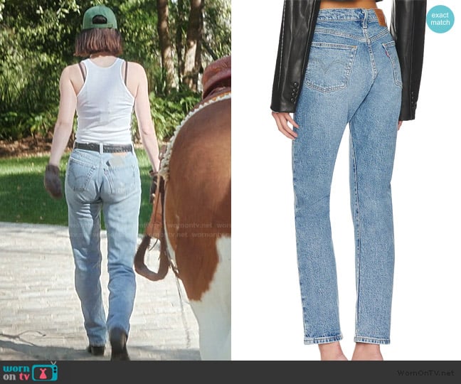 Levis 501 Straight Jeans worn by Kendall Jenner (Kendall Jenner) on The Kardashians