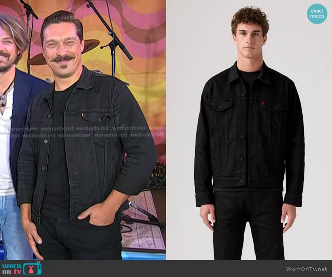 Levi's Trucker Jacket worn by Isaac Hanson on Today