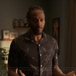 Lewis’s black printed shirt on Reasonable Doubt