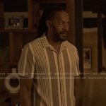 Lewis’s white striped shirt on Reasonable Doubt