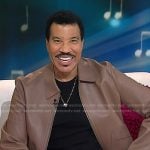 Lionel Richie’s leather zip jacket on Today