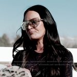 Lisa’s black mesh top on The Real Housewives of Salt Lake City