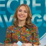 Lori’s orange floral dress on Good Morning America