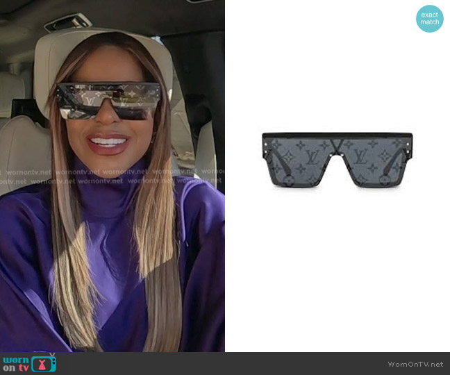 Louis Vuitton LV Waimea L Sunglasses worn by Mary Cosby on The Real Housewives of Salt Lake City