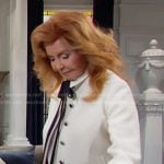Maggie’s white jacket on Days of our Lives
