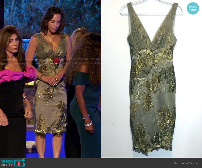 Mandalay Embellished Cocktail Dress worn by Debbie Siebers on The Golden Bachelor