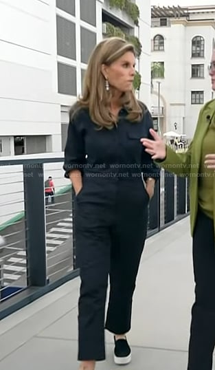 Maria’s navy utility jumpsuit on Today