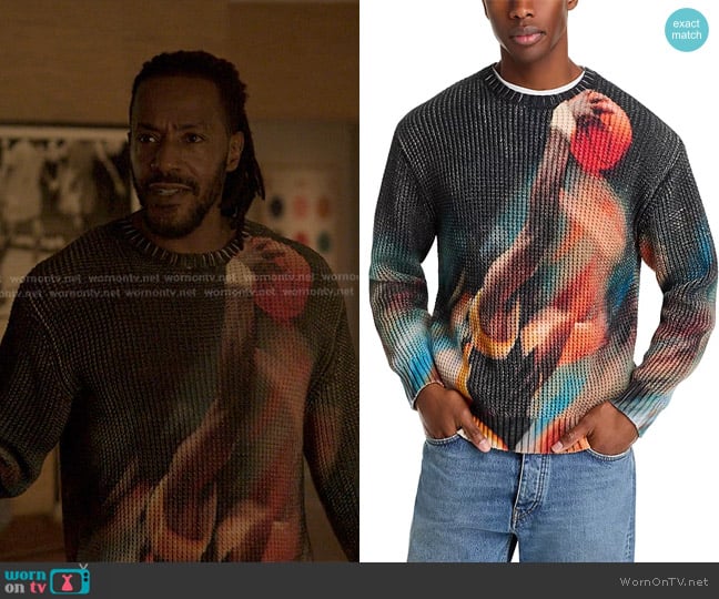 Market Drive Crewneck Sweater worn by Lewis Stewart (McKinley Freeman) on Reasonable Doubt