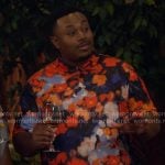 Marty’s floral polo shirt on The Neighborhood