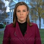 Mary’s purple wrap coat on Good Morning America