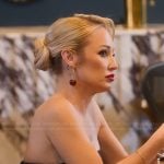 Mary's cherry drop earrings on Selling Sunset