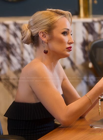 Mary's cherry drop earrings on Selling Sunset