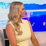 Mayci Neeley’s yellow mini dress on Tamron Hall Show