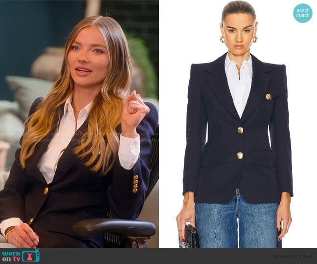 McQueen Cavalry Jacket worn by Alanna Gold on Selling Sunset