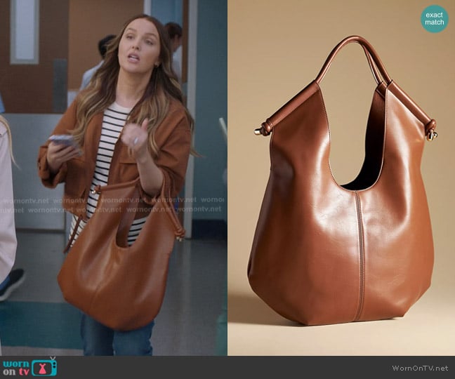 Melie Bianco Tracy Tote worn by Jo Wilson (Camilla Luddington) on Greys Anatomy