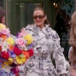 Meredith’s floral applique denim jacket and Skirt on The Real Housewives of Salt Lake City