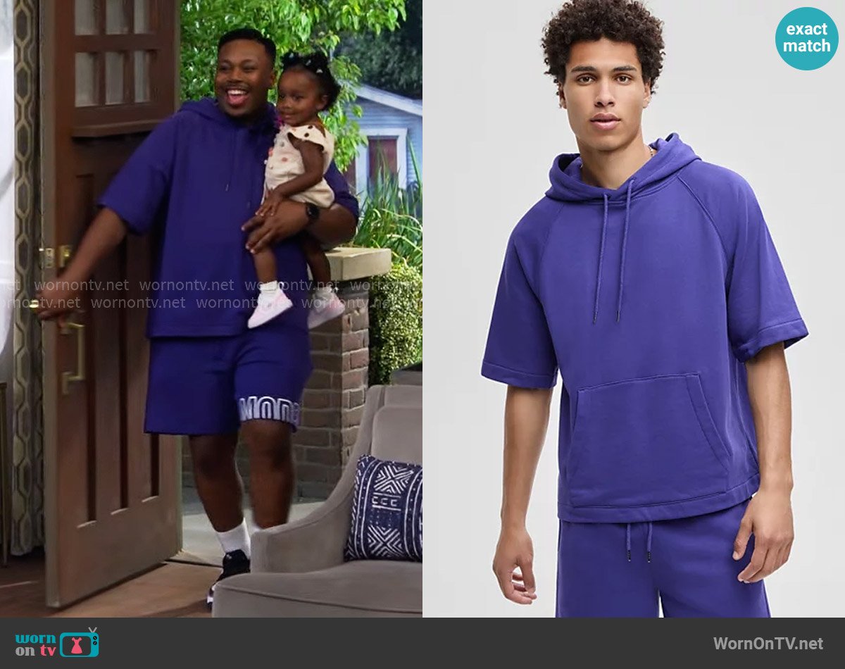 Marty’s purple sweatshirt on The Neighborhood