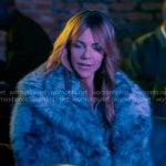 Morgan’s blue fur jacket on High Potential