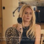 Morgan’s leopard print jeans on Nobody Wants This