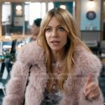 Morgan’s pink fur jacket on High Potential