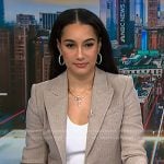 Morgan grey blazer on NBC News Daily