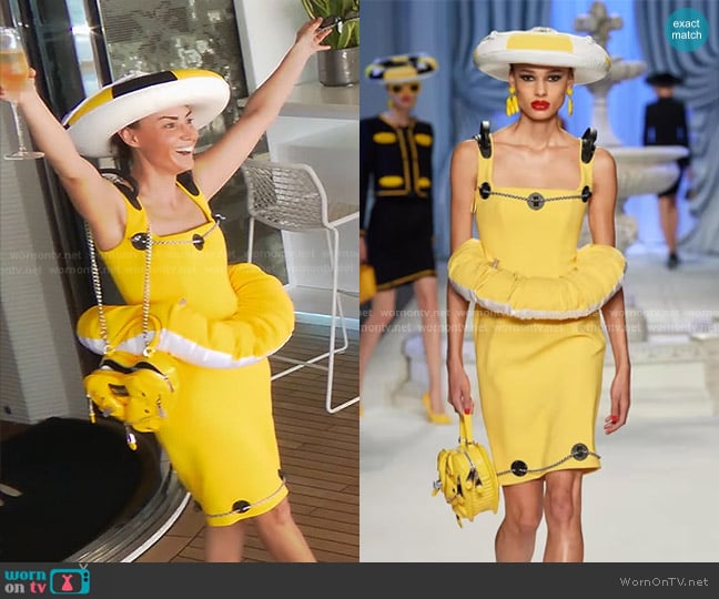 Moschino Spring Summer 2023 Collection worn by Bronwyn Newport on The Real Housewives of Salt Lake City