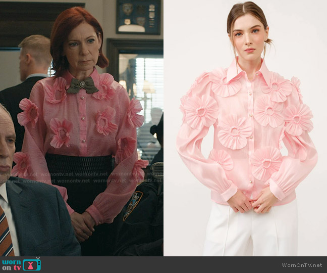My Name Is Rasha Jinan Blouse worn by Elsbeth Tascioni (Carrie Preston) on Elsbeth