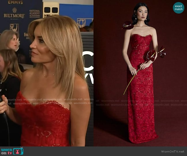Nadia Manjarrez Bridal Spring 2026 Collection worn by Kit Hoover on Access Hollywood
