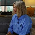 Naomi Watts’s blue button down shirt on Today