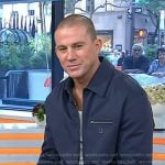 Channing Tatum’s navy jacket on Today