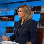 Christine Romans’ navy blazer on NBC News Daily