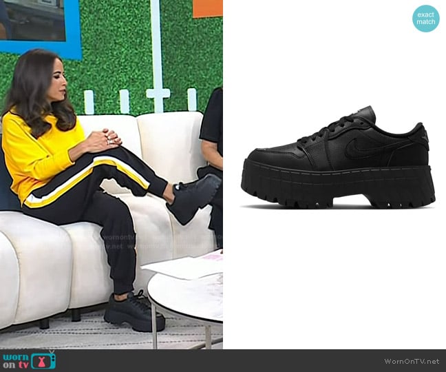 Nike Air Jordan 1 Brooklyn Platform Sneaker worn by Kaylee Hartung on Today