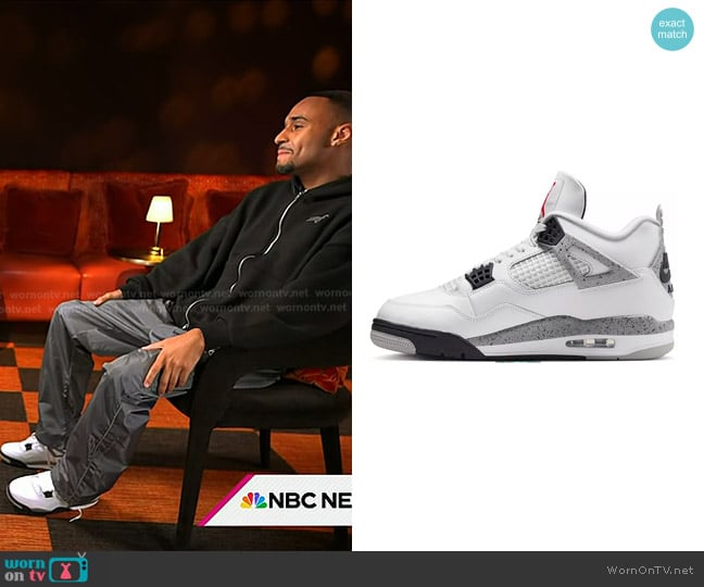 Nike Air Jordan 4 Retro Basketball Shoes worn by Speedy Morman on Today