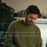 Noah’s green sweater on Nobody Wants This