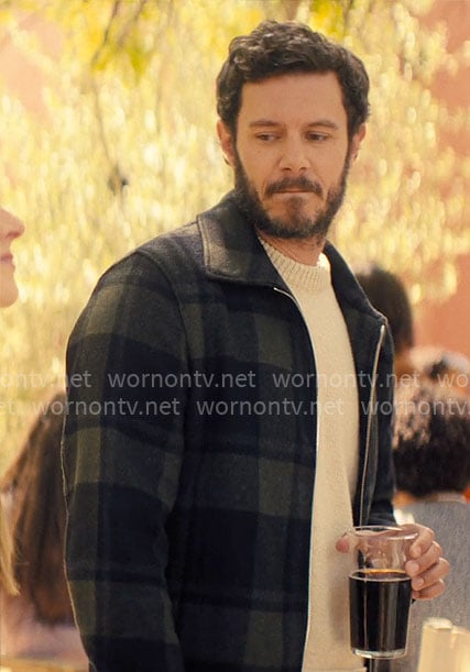 Noah's plaid jacket on Nobody Wants This