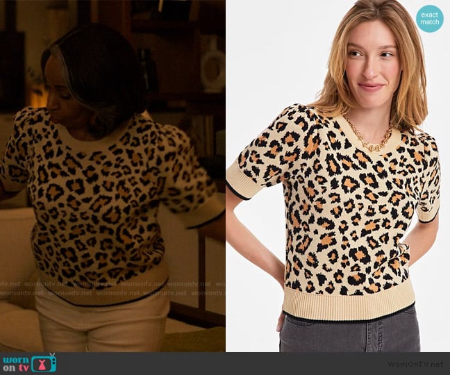 On 34th Puffed-Sleeve Sweater