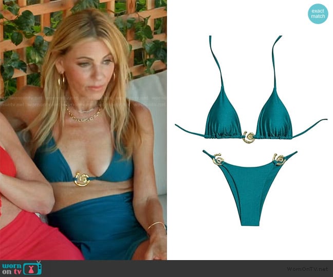 Oyoiangle 2 Piece Bikini Set worn by Nicolle Kate  on The Golden Bachelor