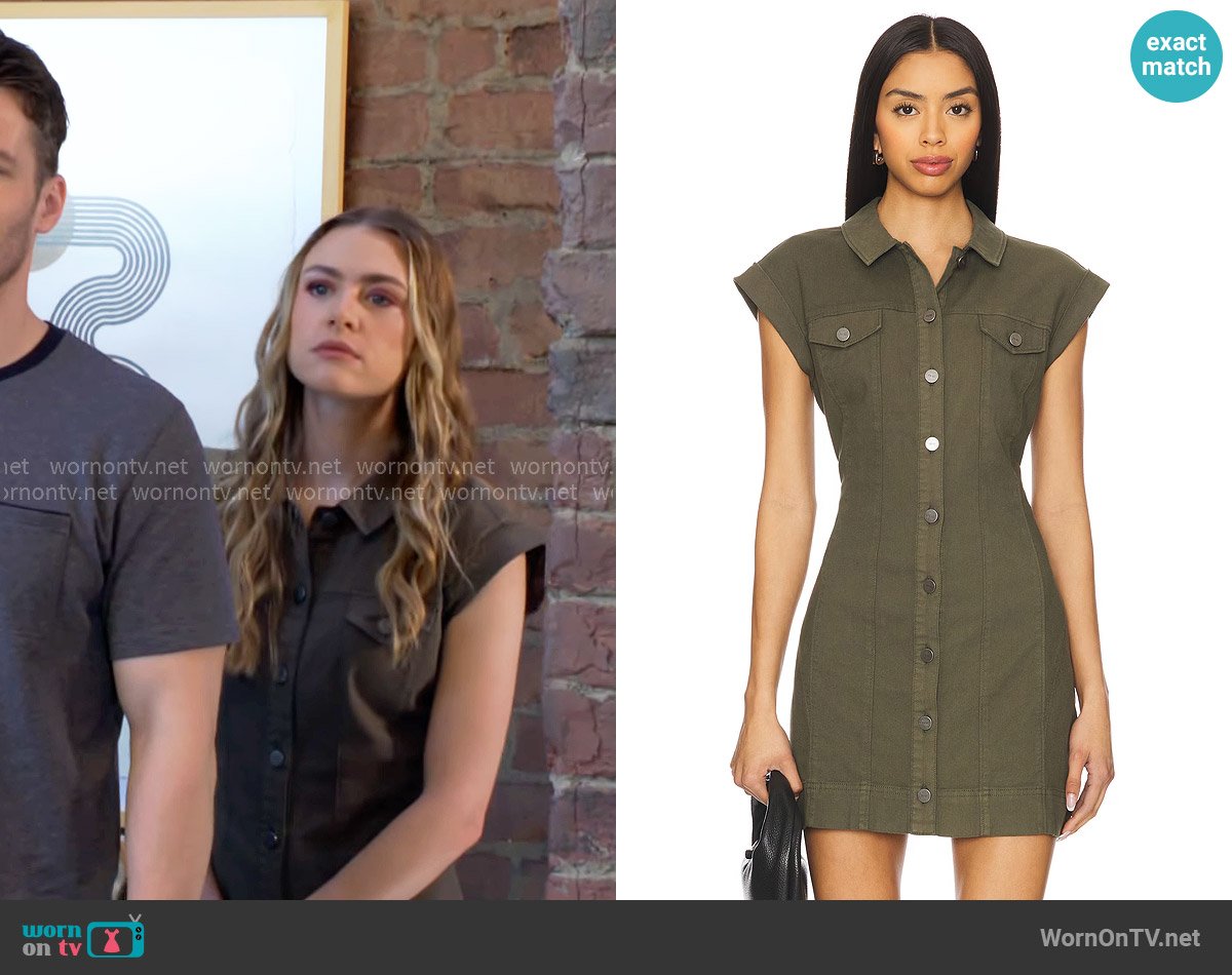 Paige Dekalb Dress worn by Claire Grace (Hayley Erin) on The Young and the Restless