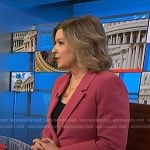 Christine Romans’ pink blazer on NBC News Daily