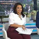 Laura’s plaid heel pumps on Today