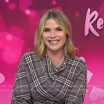 Jenna’s plaid mini dress and chain boots on Today