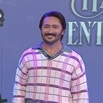 Jove Meyer’s plaid and stripe shirt on Today