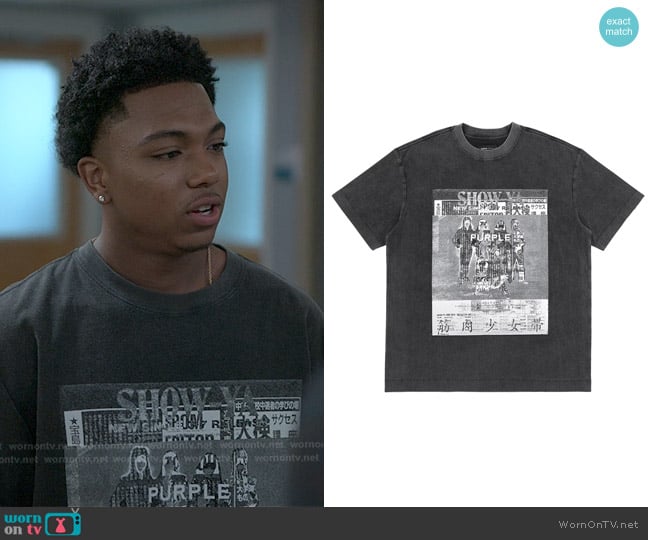 Purple Faction Tee worn by Spenser Stewart (Thaddeus J. Mixson) on Reasonable Doubt