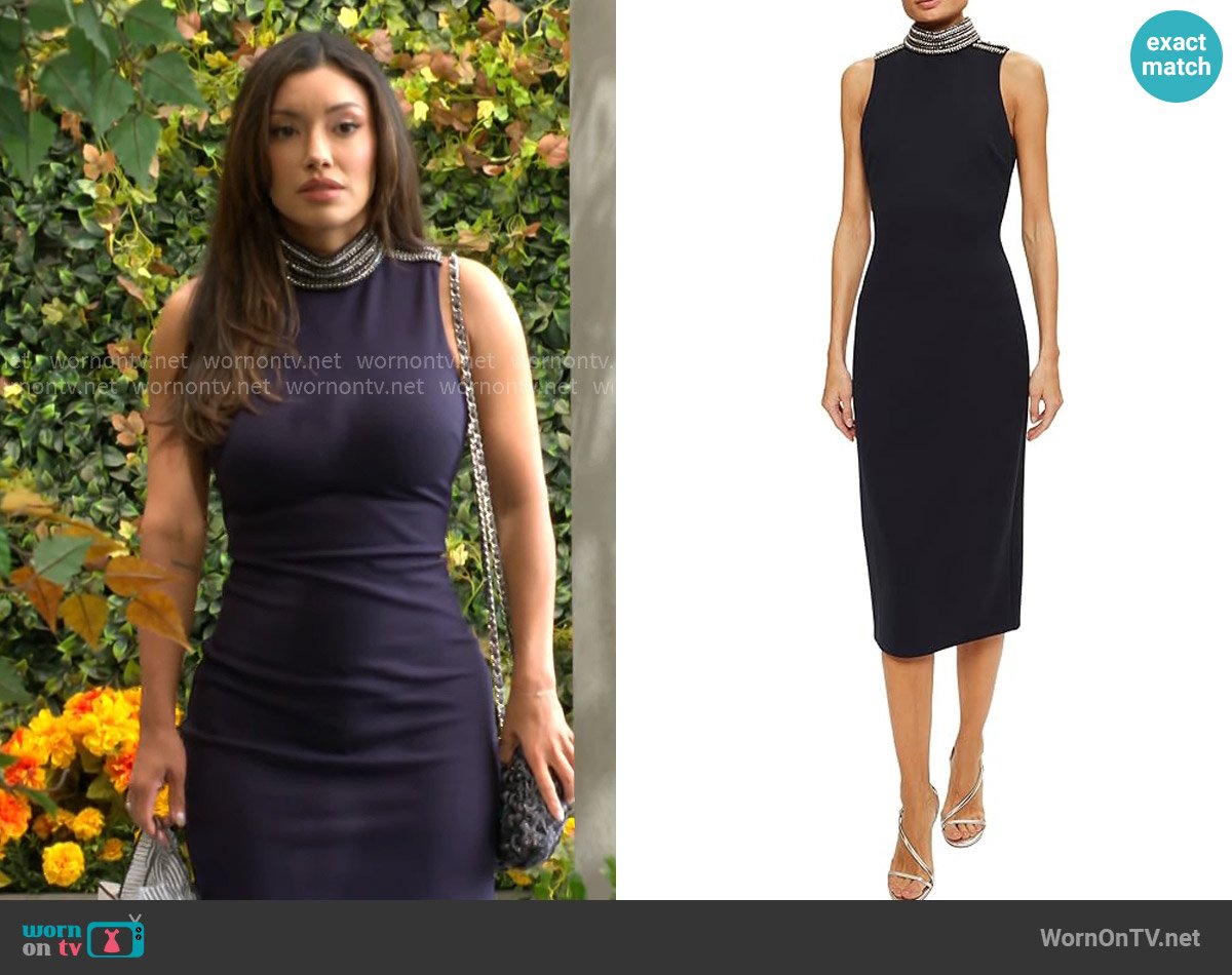 Ramy Brook Josephine Dress worn by Audra Charles (Zuleyka Silver) on The Young and the Restless