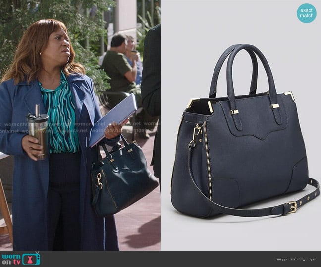 Rebecca Minkoff Amorous Satchel worn by Miranda Bailey (Chandra Wilson) on Greys Anatomy