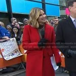 Jenna’s red coat on Today