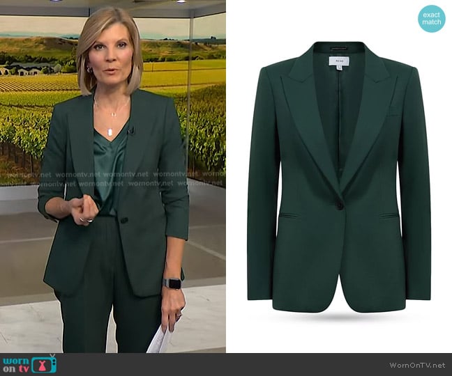 Reiss Jade Single Breasted Blazer worn by Kate Snow on NBC News Daily