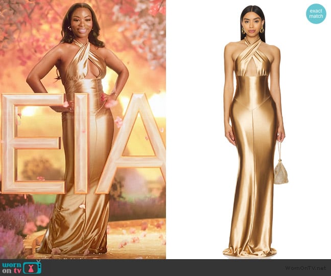 Retrofete Charity Dress worn by Keiarna Stewart on The Real Housewives of Potomac