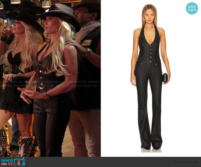 Retrofete Cynthia Jumpsuit worn by Jennifer Pedranti on The Real Housewives of Orange County